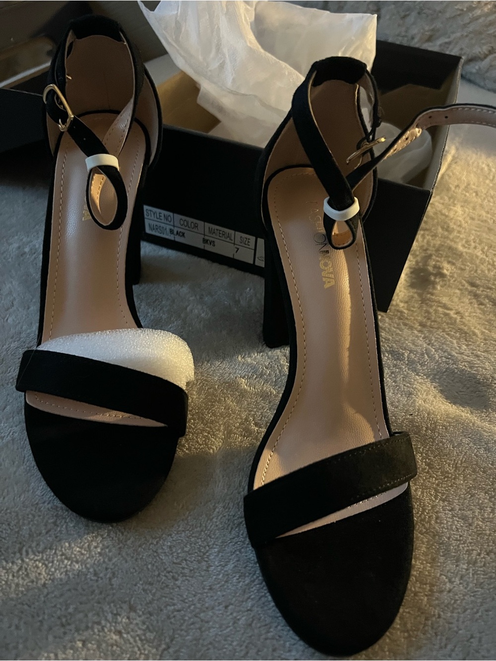 Fashion Nova Black Heels